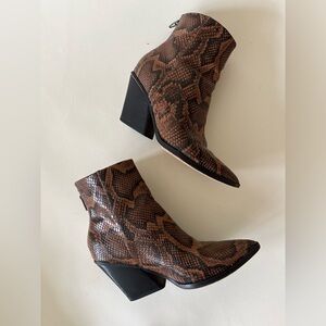 Dolce Vita Snakeskin Bootie